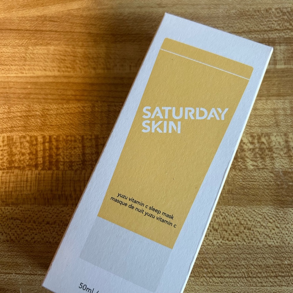 Saturday Skin Yuzu Vitamin C Sleep Mask NIB